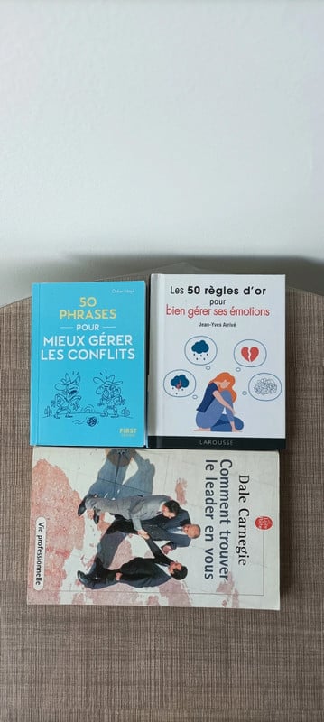Lot de 3 livres pour manager et leader