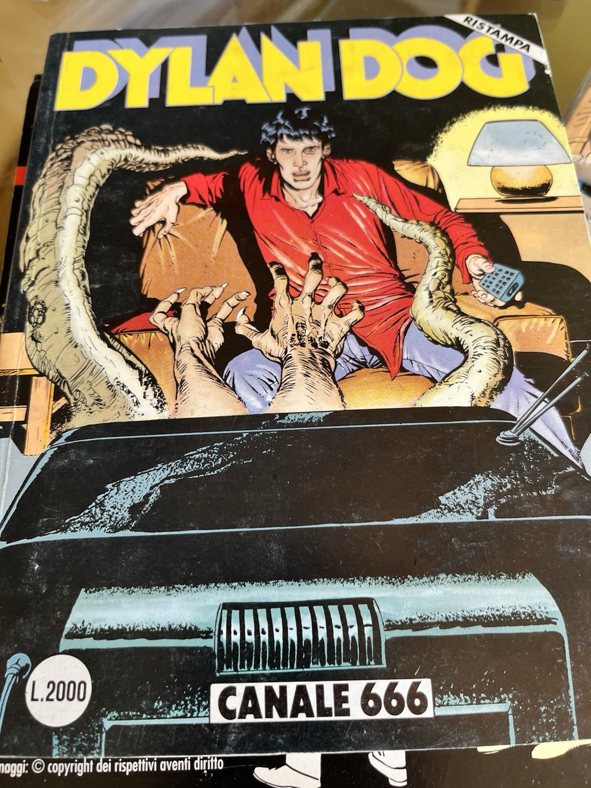 Dylan Dog numero 15 , 1^ristampa