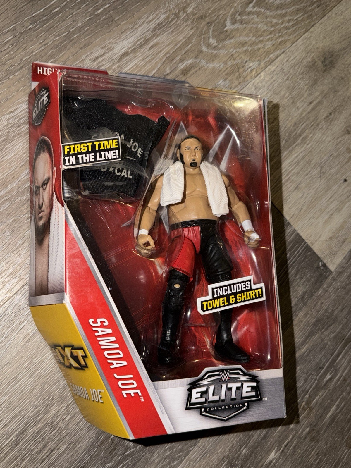WWE NXT Elite Series 43 Modellino Samoa Joe prima della linea NUOVO Mattel Nuovo con scatola