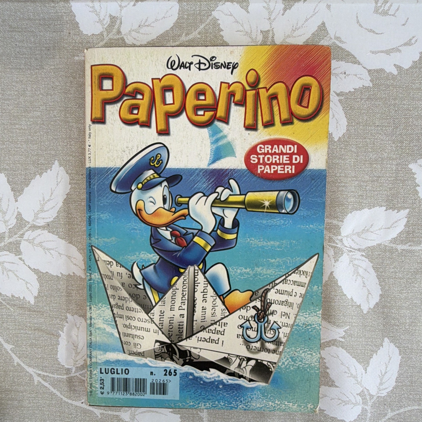 Walt Disney Grandi storie di paperi n.265 Luglio 2008 Paperino inserto