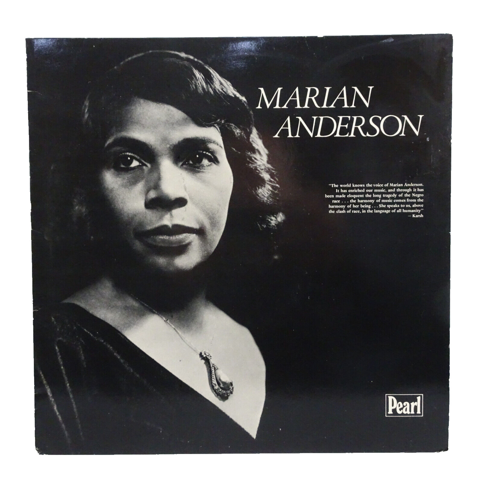 MARIAN ANDERSON - Self titled GEM 193 Classical Romantic NM/EX