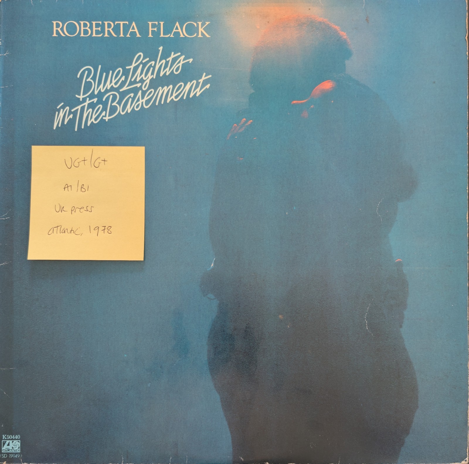 Roberta Flack Blue Lights In The Basement Vinyl Record VG+/G+ K50440 1978
