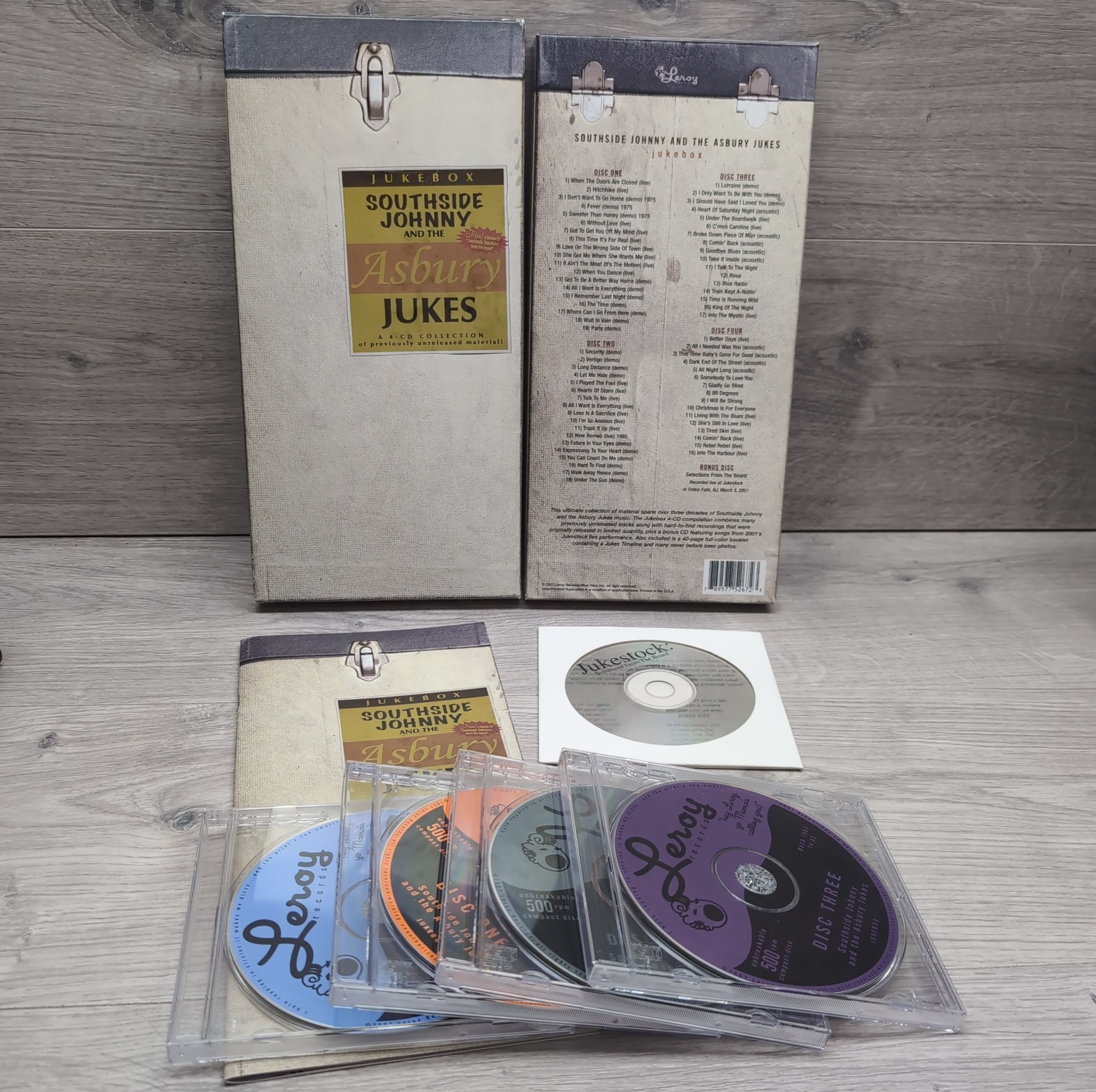 Southside Johnny & The Asbury Jukes - Jukebox - 5CD Box Set - 2007 Leroy Records