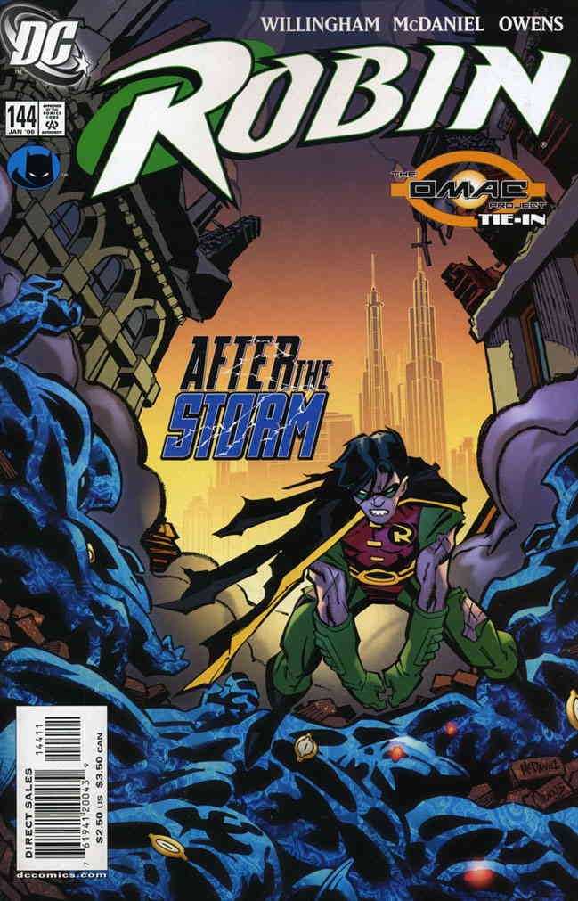 Robin #144 VF; DC | Bill Willingham Omac Project Tie-In - w/Bag+Board