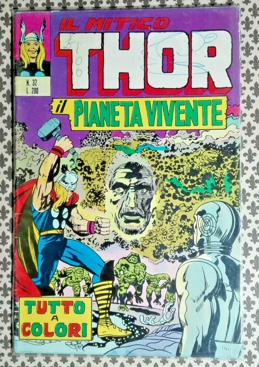 R@RO FUMETTO IL MITICO THOR, IL PIANETA VIVENTE -N.32--RIF.1191