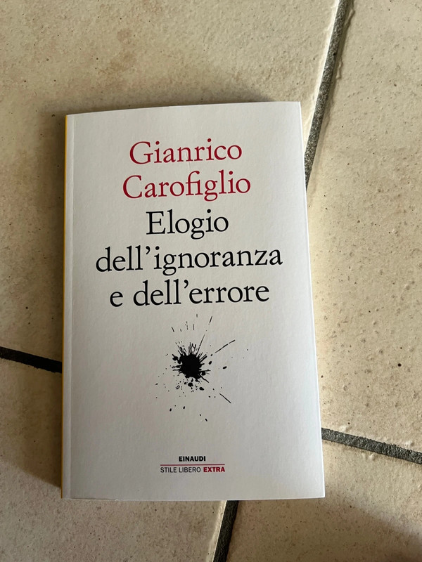 Libro elogio dell’ignoranza e dell’errore
