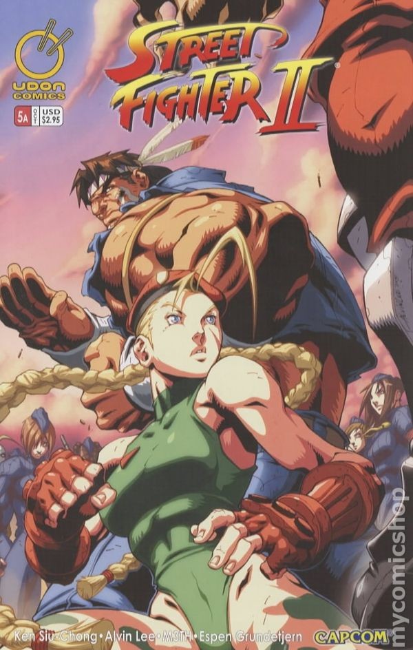 Street Fighter II #5A Alvin Lee VF+ 8.5 2006 immagine stock