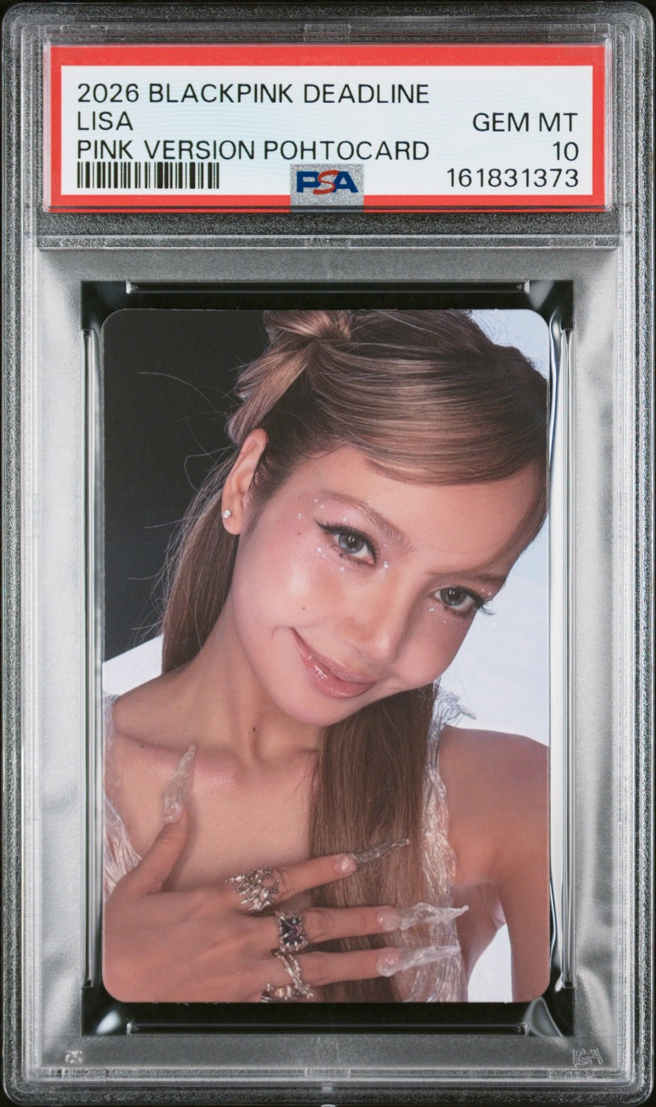 2026 BLACKPINK 3° MINI ALBUM SCADENZA VERSIONE ROSA CARTOLINE FOTOGRAFICHE LISA PSA 10
