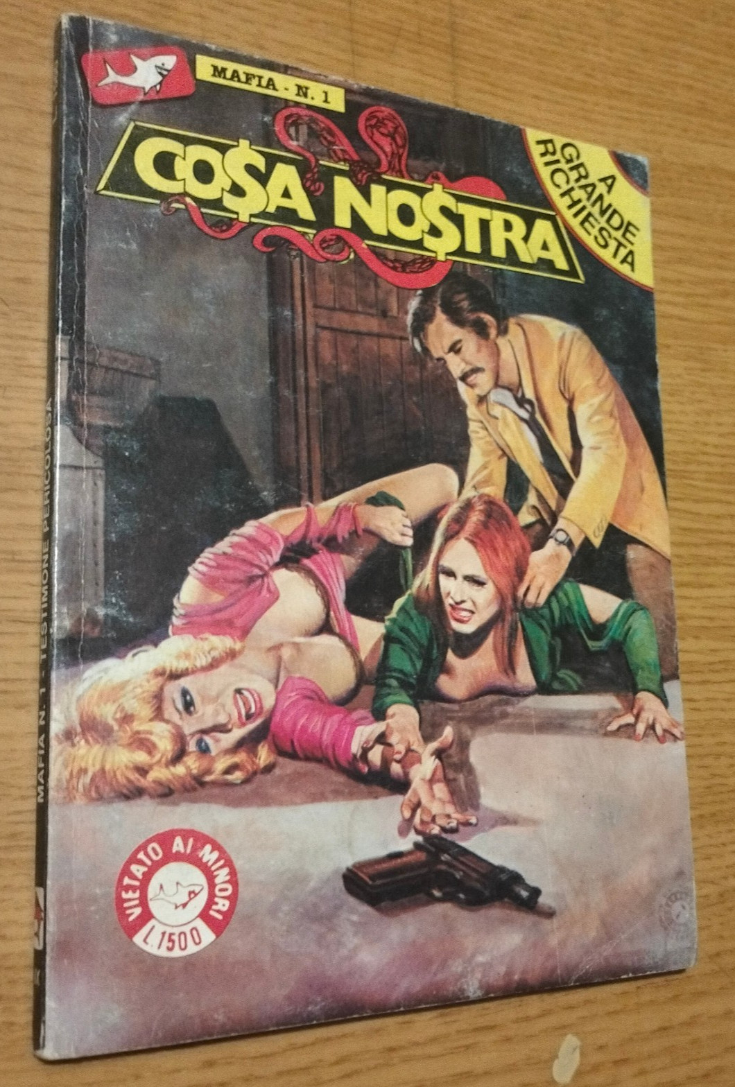 MAFIA A GRANDE RICHIESTA  # 1 - COSA NOSTRA -EDIFUMETTO 1989- SX79