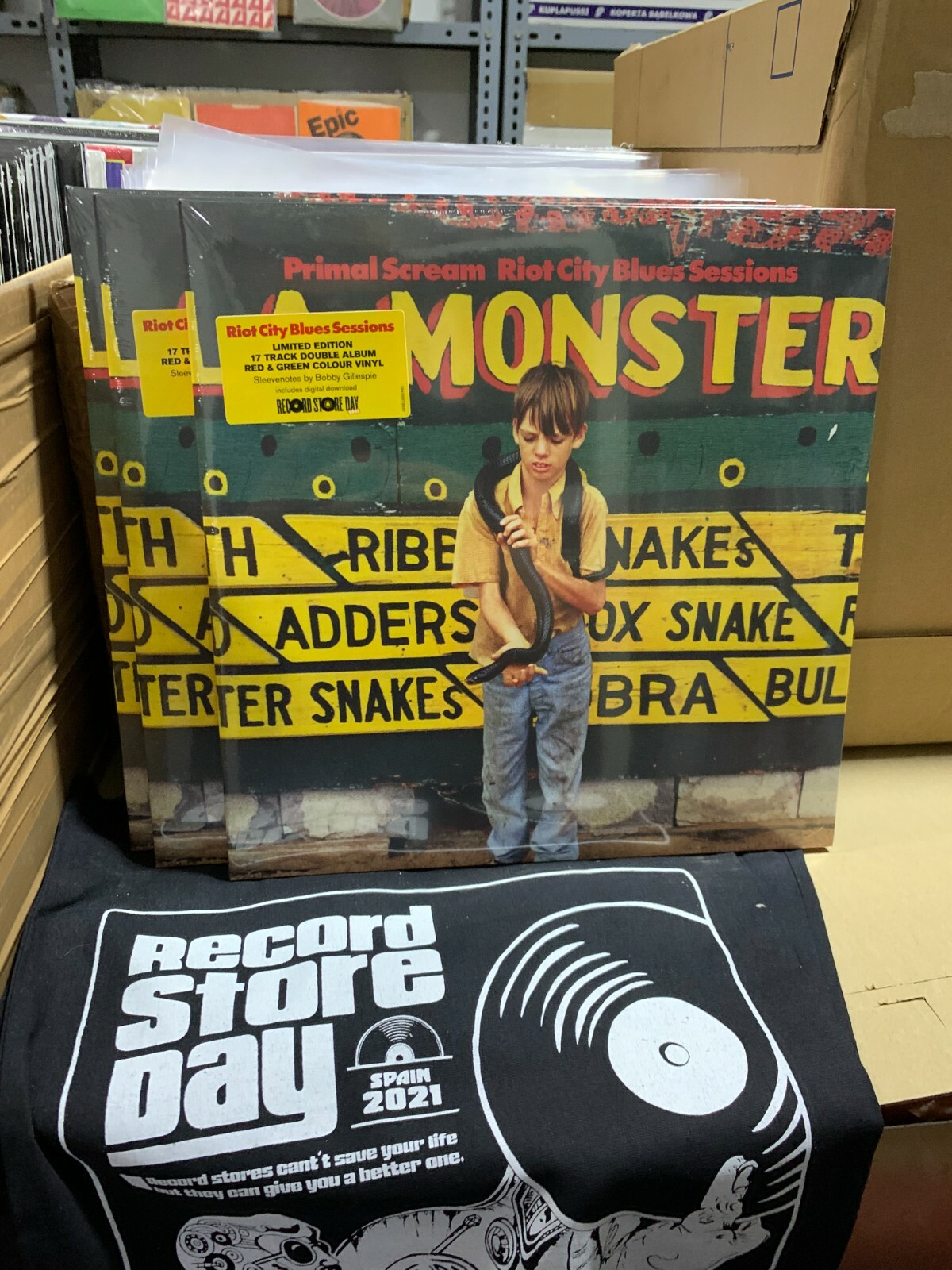 Primal Scream 2 LP Riot City Blues Sessions Rsd 2021 Sigillato Nuovo