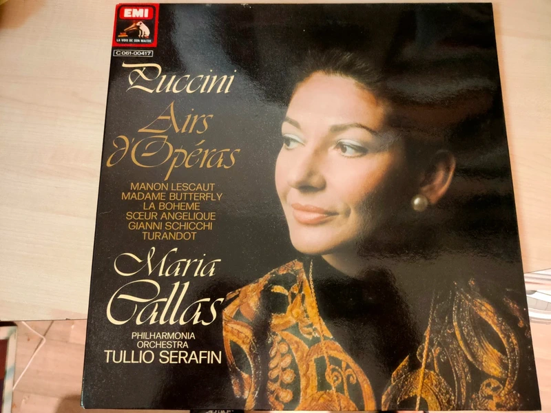 Maria Callas – Puccini Airs d'Operas - Vinyle 33 tours