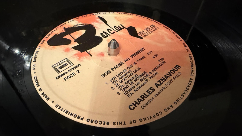Aznavour double vinyle