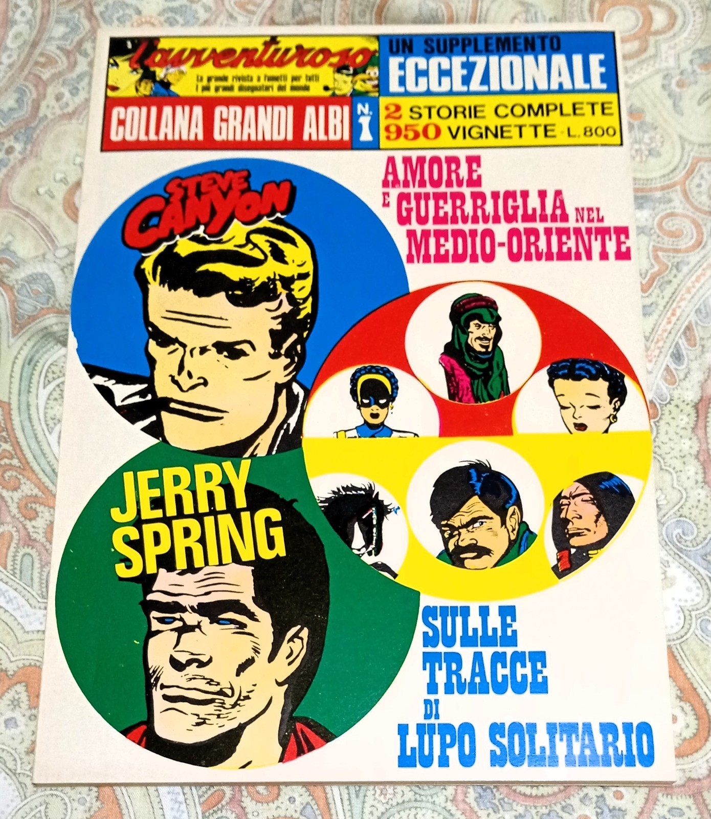 L'AVVENTUROSO COLLANA GRANDI ALBI N.1 (SOLE ED. 1973) MILTON CANIFF