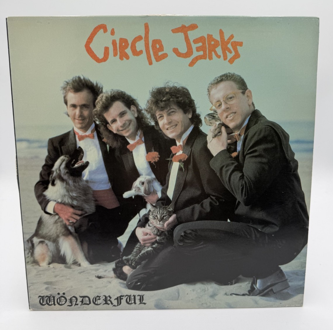 Circle Jerks Wonderful LP Vinyl 1985 Combat Core CC 8048 Punk Rock VG+