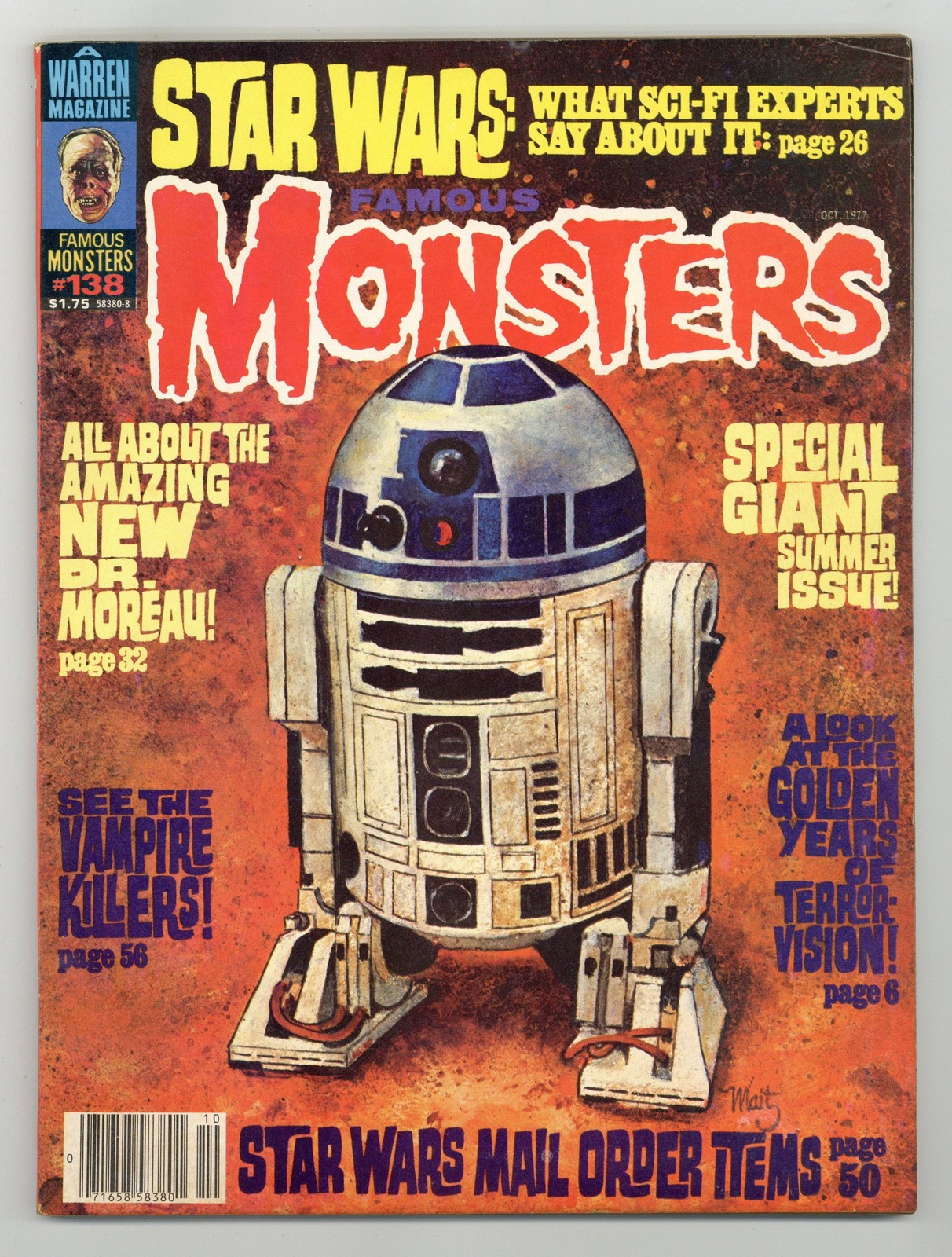 Famous Monsters of Filmland rivista #138 VG+ 4.5 1977