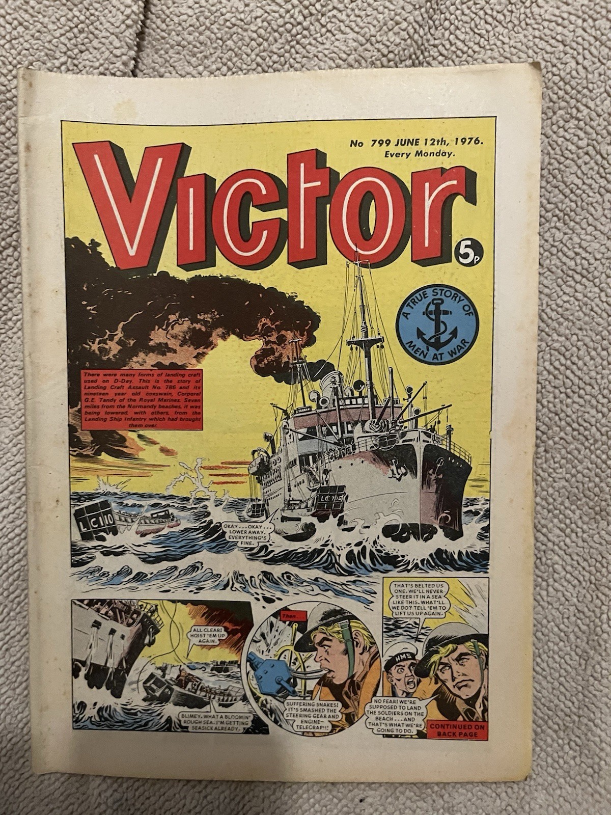 Victor Comic No# 799 June 12th 1976 VF