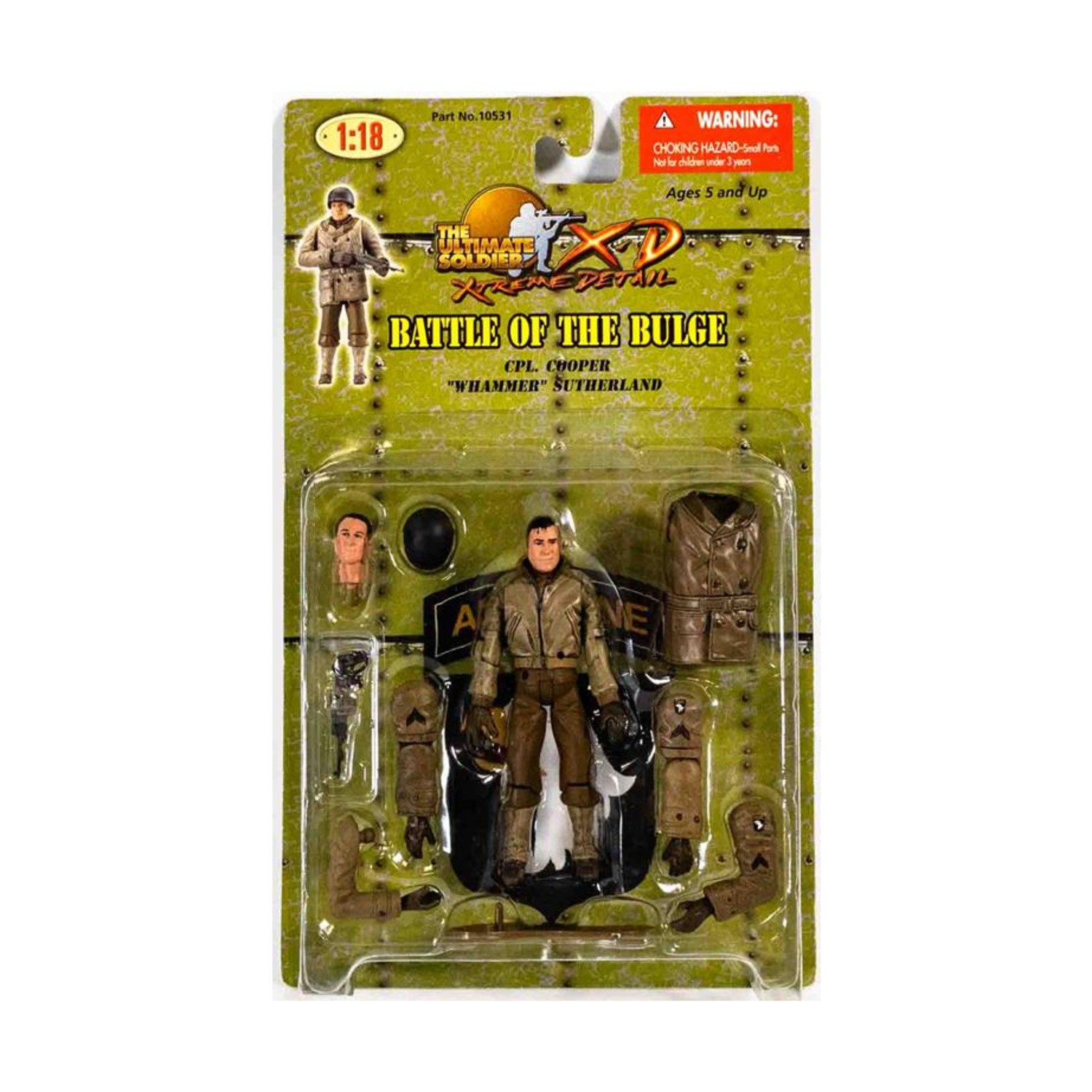 Action Figure 21st Century Battaglia delle Ardenne - Cpl. Cooper 'Whammer' Sut Nuovo
