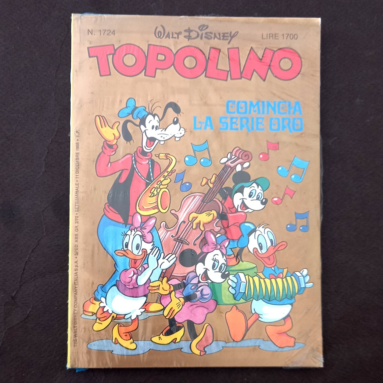 TOPOLINO LIBRETTO 1724 Blisterato Gadget Tototopo e Roger Rabbit. Leggi descr