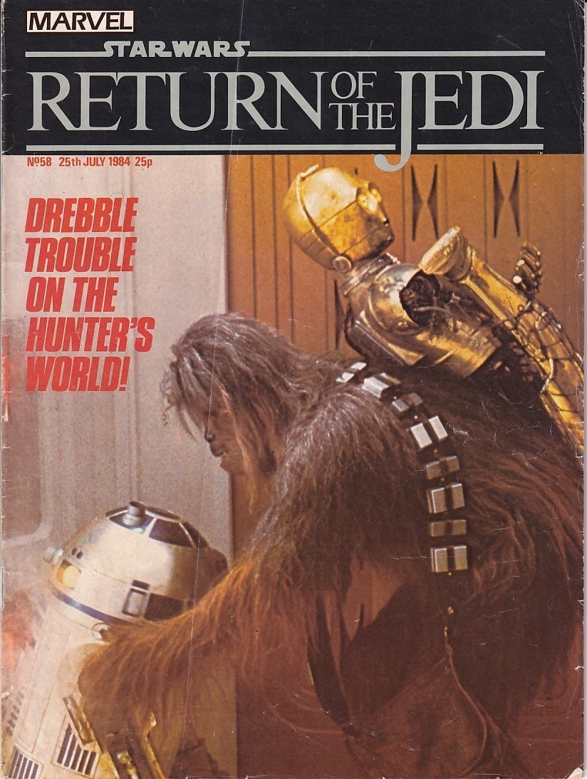 37063: MARVEL RETURN OF THE JEDI WEEKLY UK MAGAZINE #58 VG Grade