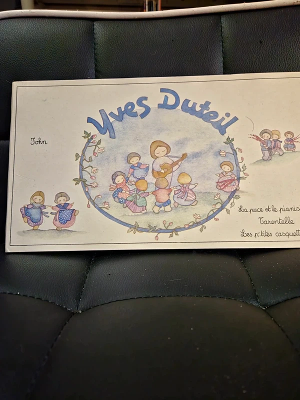 Livre Disque collector : Yves Duteil – John (1980) 45T Vinyle + Livre