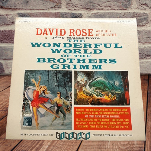 David Rose The Wonderful World of the Brothers Grimm LP Record 1956 MGM Stereo