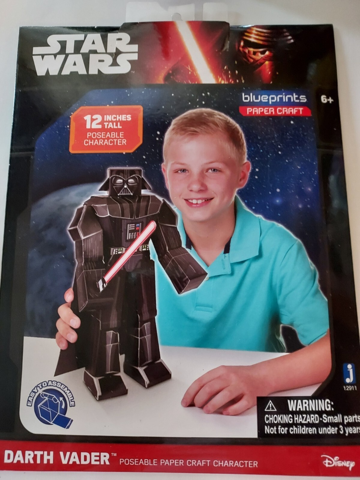 Star Wars Blueprints Paper Craft 12 pollici posabile Darth Vader facile montaggio