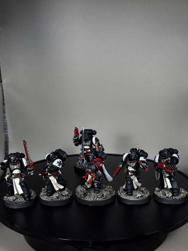 Warhammer black templar escouade croisées