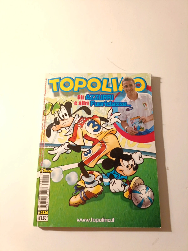 Fumetto Topolino N. 2534 - Speciale Calcio "Gli Azzurri"