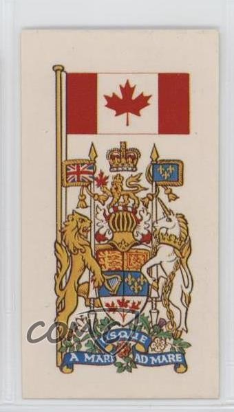 1967 Brooke Bond bandiere ed emblemi del mondo Canada #2 1i3