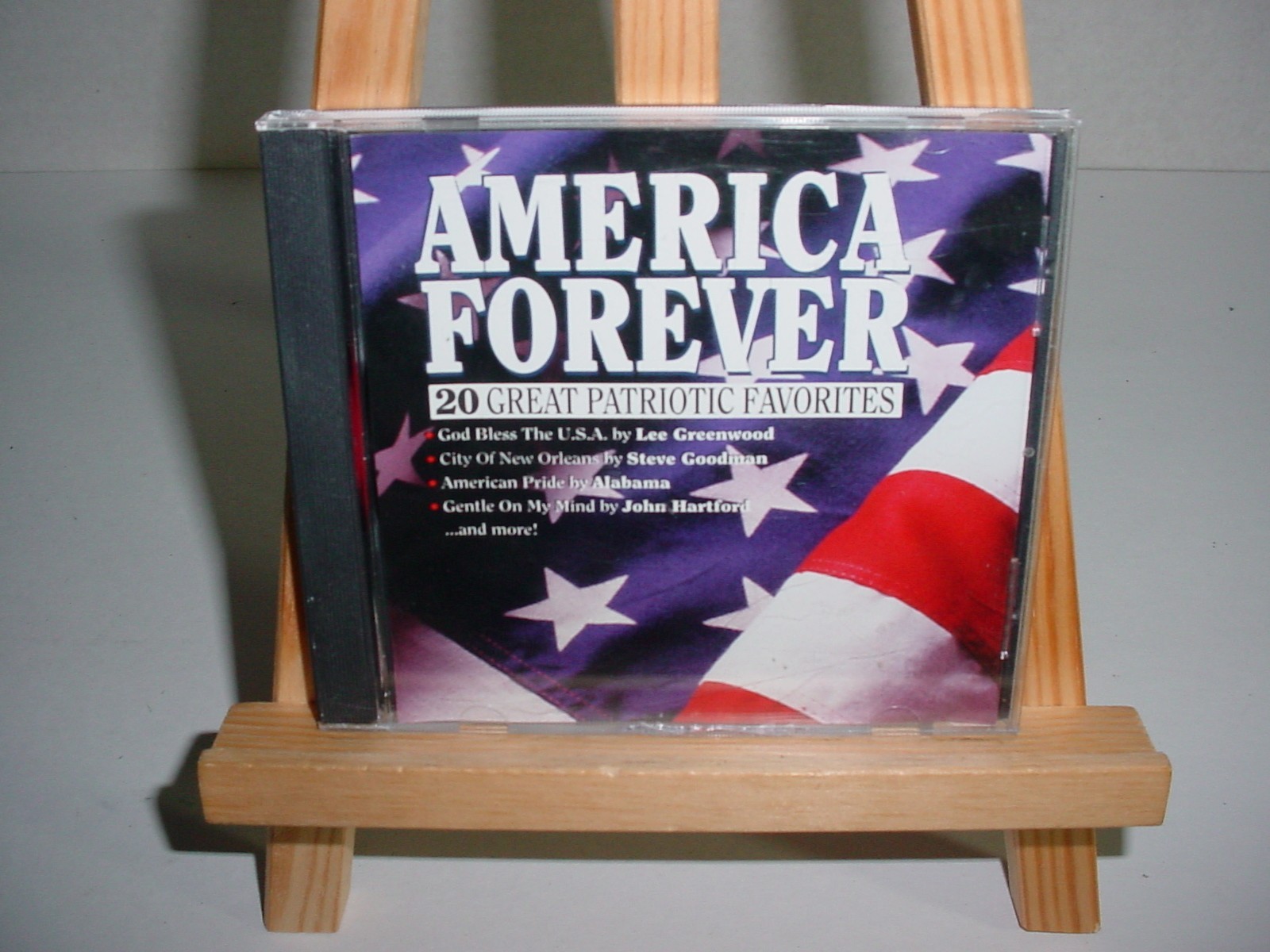 America Forever 20 Great Patriotic Favorites CD 1998 -- Good