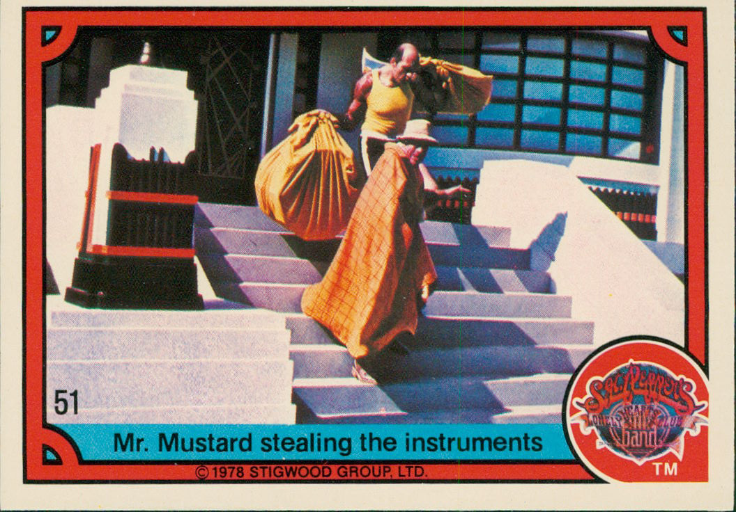 Mr. Mustard - 1978 Donruss Sgt. Pepper's Lonely Hearts Club Band #51