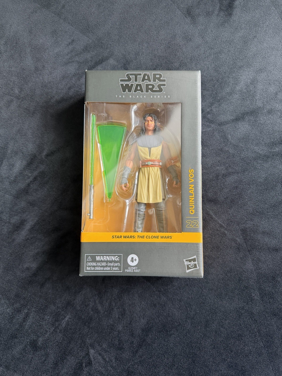Hasbro Star Wars the Black Series The Clone Wars Quinlan Vos nuovo sigillato