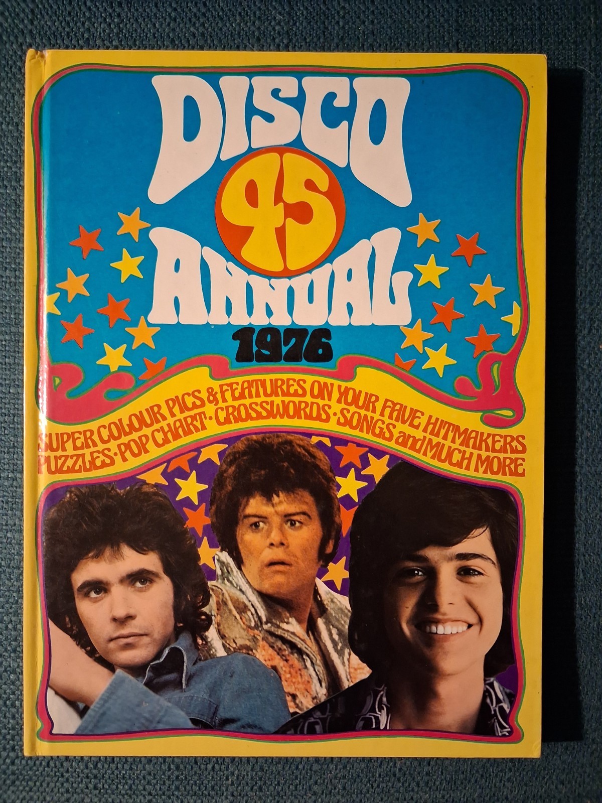 DISCO 45 ANNUALE 1976 BRITISH musica pop hardback, puzzle, non prezzo ritagliato 