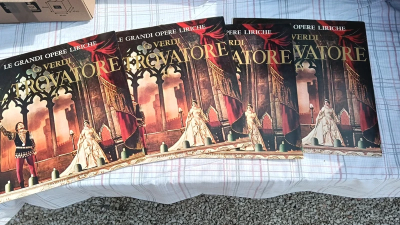 Lotto Vinili "Il Trovatore" - Giuseppe Verdi - Fratelli Fabbri Editori
