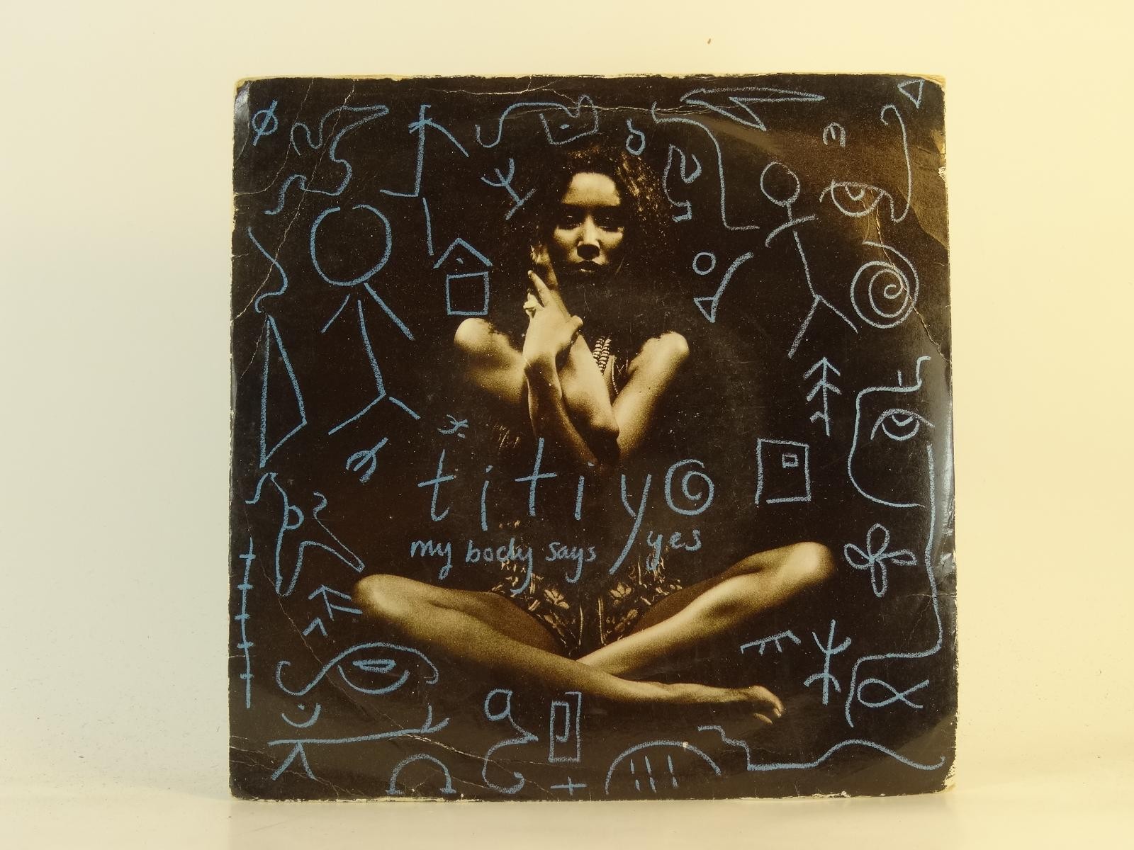 TITIYO MY BODY SAYS YES (54) 2 Track 7" Single plus Picture Sleeve ARISTA RECORD