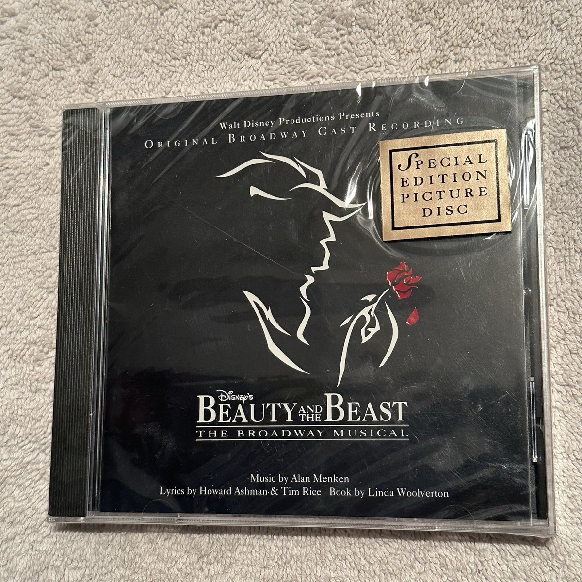 Beauty and the Beast Original Broadway Cast Recording CD  New 1994 Walt Disney