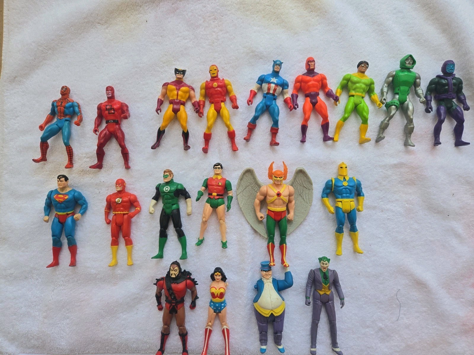 Lotto action figure Super Powers, Secret Wars 1984 Mattel Kenner vintage