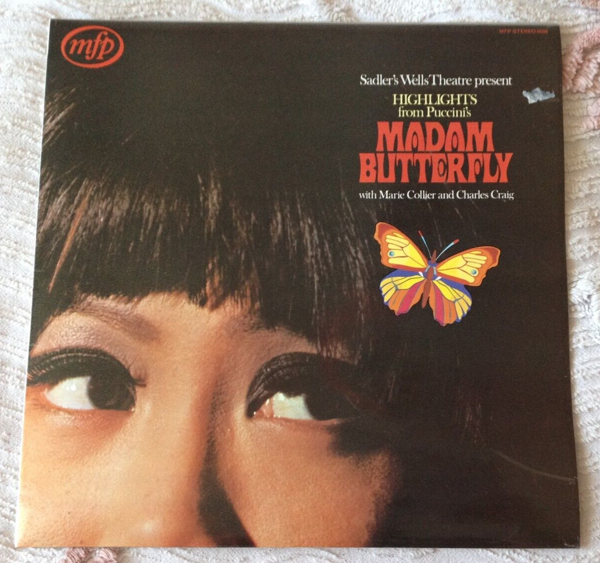 Sadlers Wells Theatre  - Puccini Madam Butterfly Highlights 12" Vinyl LP Record
