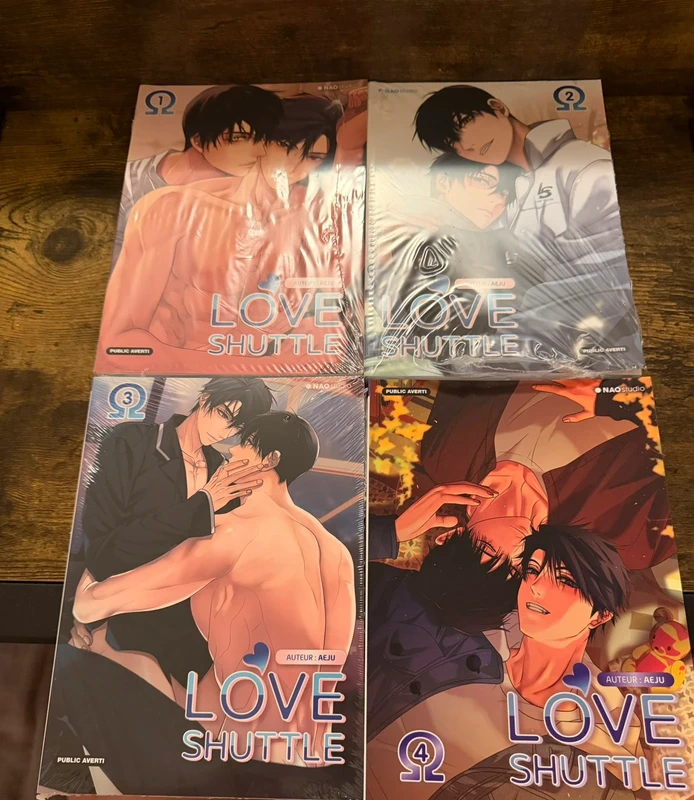 Love Shuttle 4 tomes/omegaverse/webtoons
