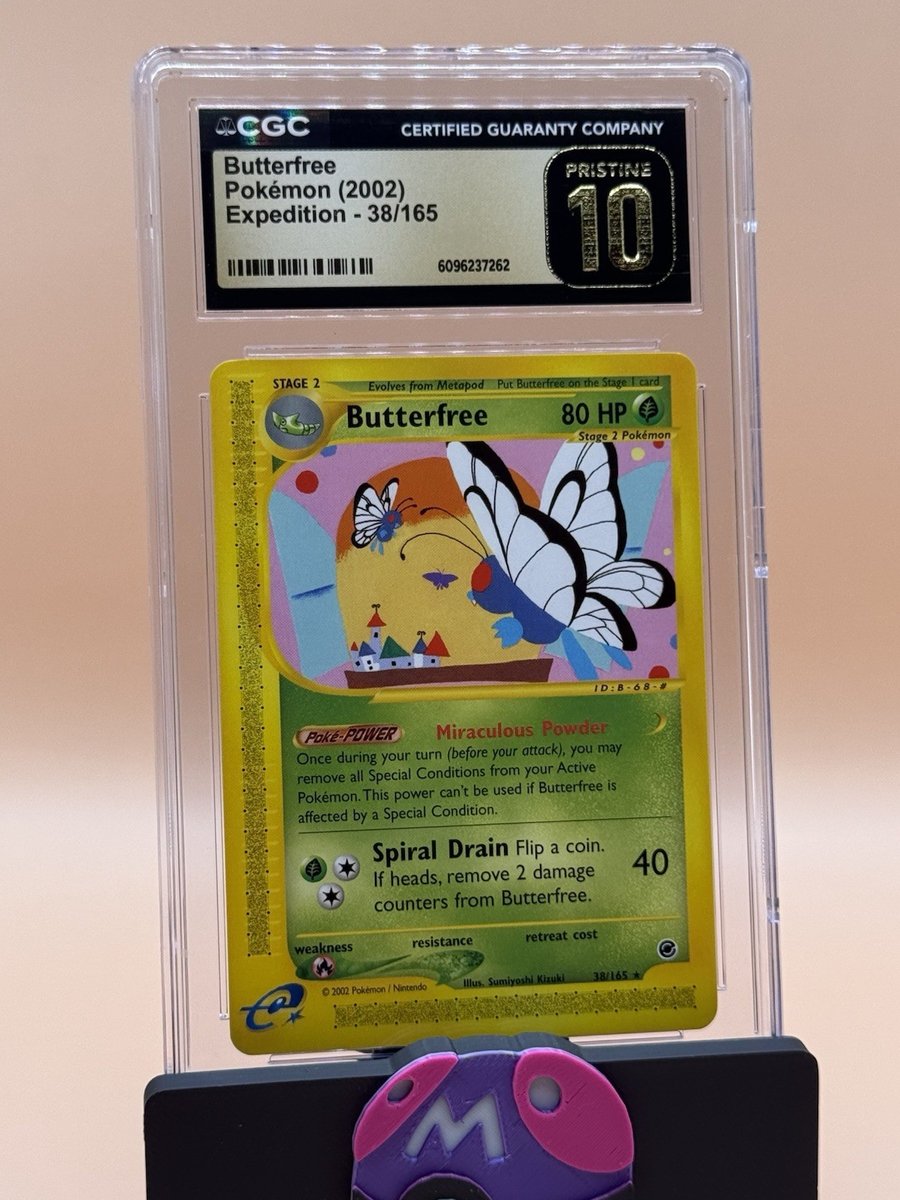 Butterfree Expedition 38/165 CGC Pristine 10