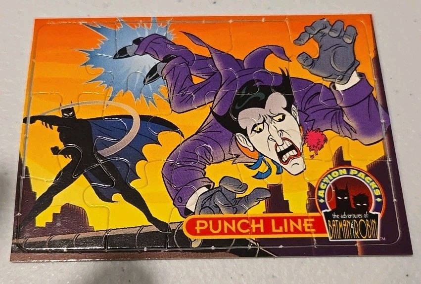 1996 Skybox Batman & Robin Action Packed Punch Line Puzzle - Joker #Pz4