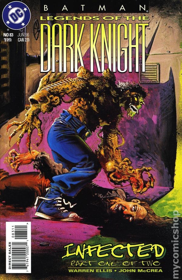 Batman Leggende del Cavaliere Oscuro #83 FN+ 6.5 1996 Immagine Stock