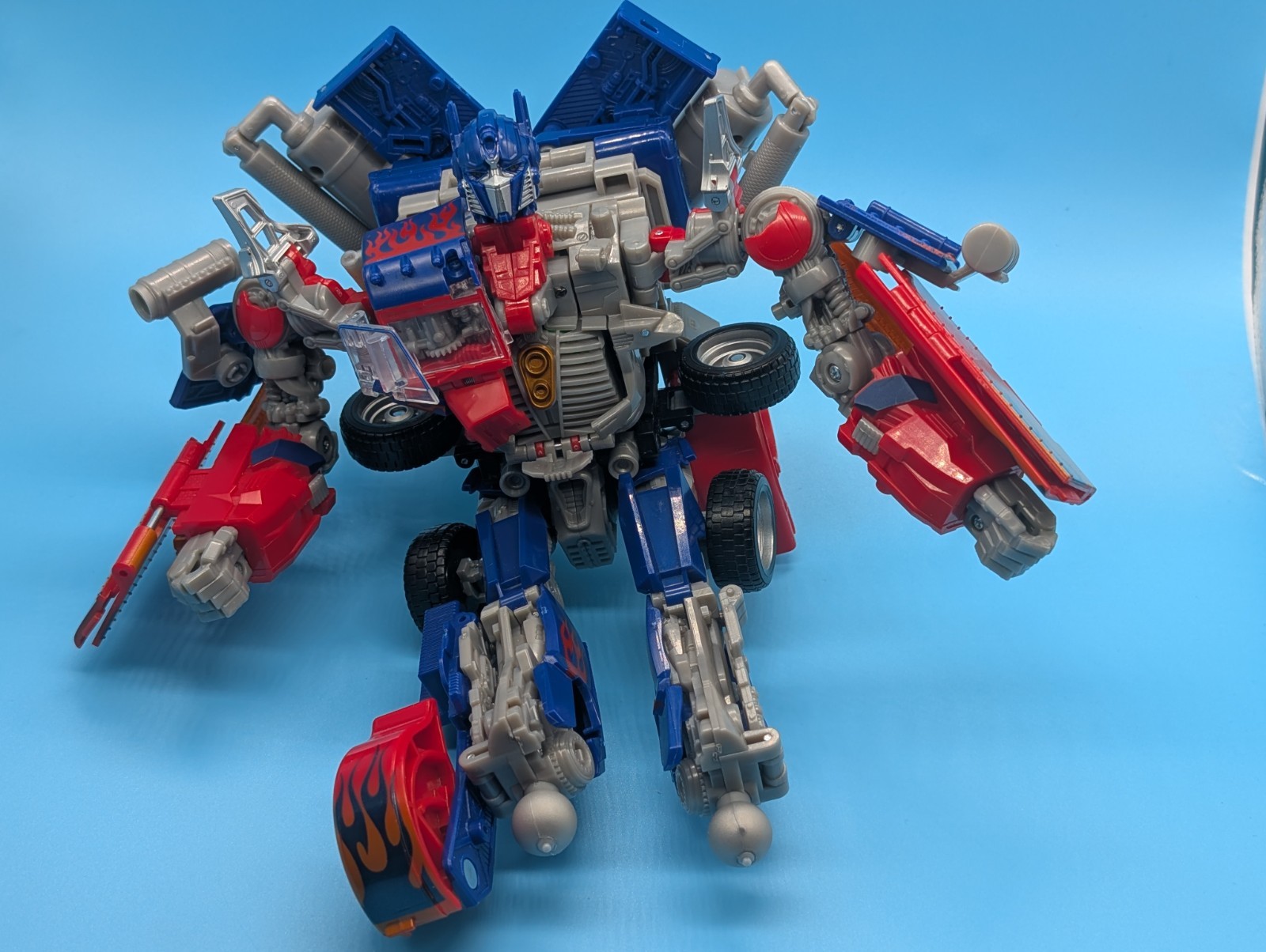Transformers ROTF 2009 Leader Class Optimus Prime incompleto - elettronica funzionante