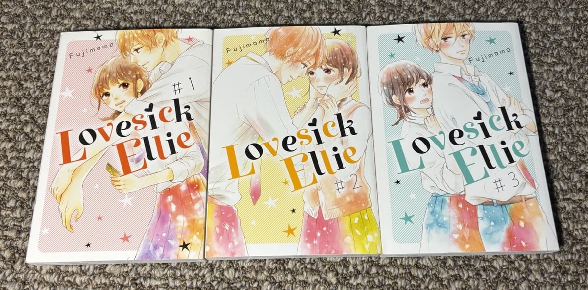 Lovesick Ellie volumi 1-3 manga Fujimomo Kodansha inglese