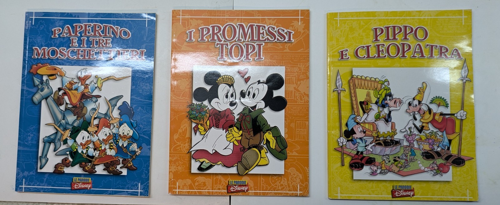 Lotto 3 Fumetti "Le Parodie Disney" - Rusconi (I Promessi Topi + Altri)