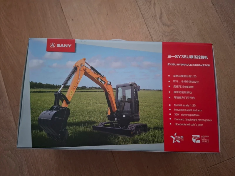 Pelleteuse hydraulique SANY SY35U échelle 1/20