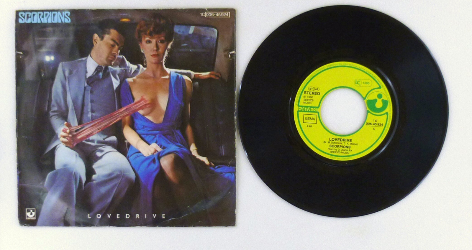 7" Vinyl Singolo - Scorpions – Lovedrive - S9510 K62