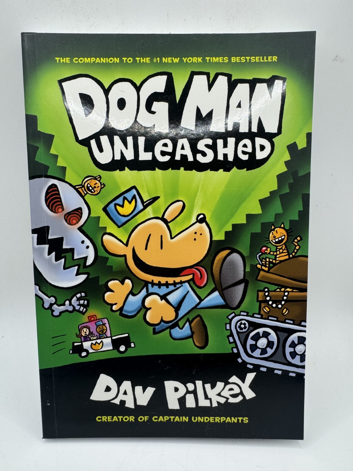 Dog Man 2 Unleashed Dav Pilkey Scholastic UK graphic novel libro tascabile - B40