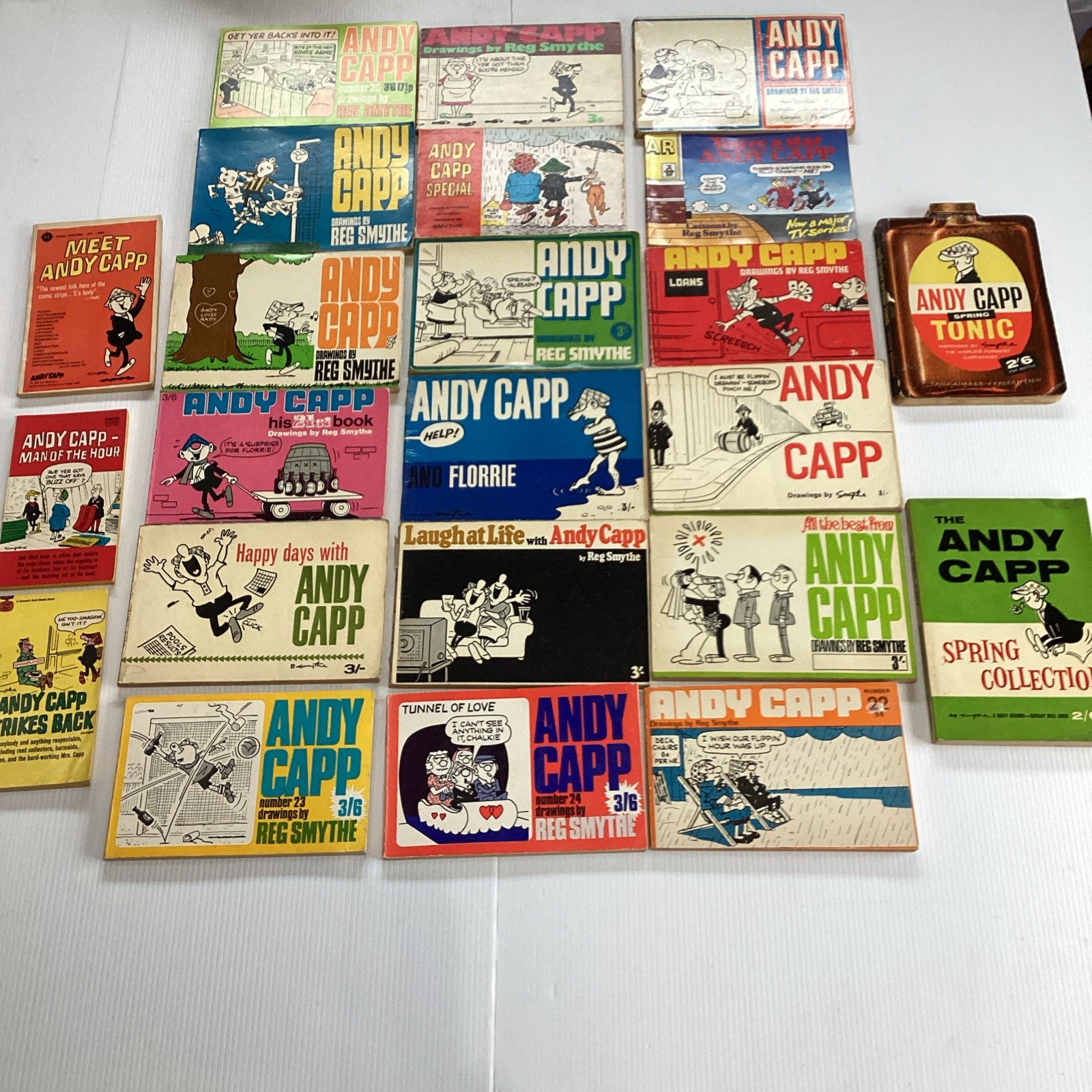 23 X Andy Capp Collectables Vintage Comic Cartoon Books 1960s 1970s
