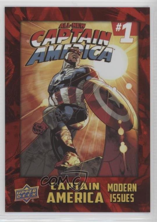 2016 Marvel 75th Anniversary Red Foil /175 Captain America All-New Vol 1 #1 b9t